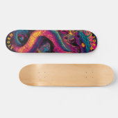 Electric Serpent Graffiti Art – Limited Edition Skateboard (Horizontaal)