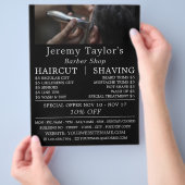 Electric Shave, Mannen Barbers Adverteren Flyer (Hand)