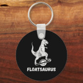 Electric Skateboard Float T-rex Saurus One Wheel V Sleutelhanger (Voorkant)