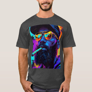 Electric Street King - Urban Graffiti Pop Art Port T-shirt