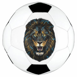 Electric Thunder Lion Soccer Ball Voetbal