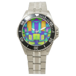 Electric Vibes droomt van stijlvolle Abstracte ku Horloge