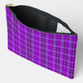 Electric Violet and Fuchsia Plaid Purple Pink Etui (Open)
