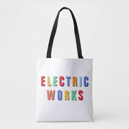 Electric Works™ Canvas tas (Voorkant)