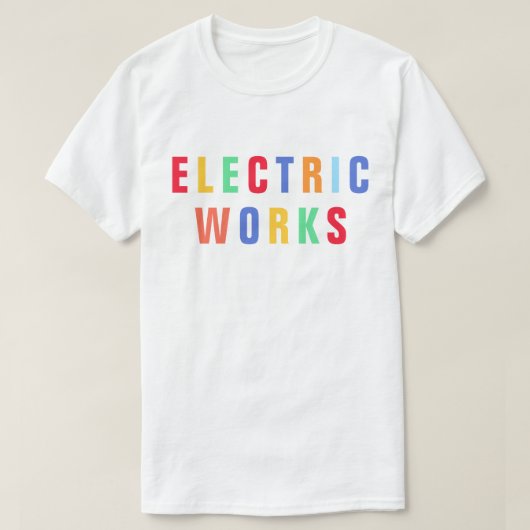 Electric Works™ T-Shirt (Design voorkant)