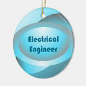 Electrical Engineer Blue Keramisch Ornament (Links)