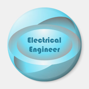 Electrical Engineer Blue Magneet