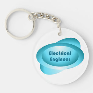 Electrical Engineer Blue Sleutelhanger