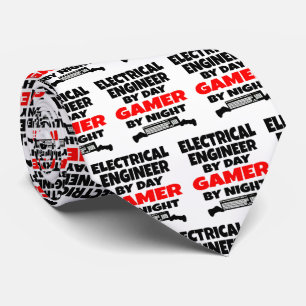 Electrical Engineer Loves Playing Video Games Stropdas