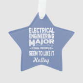 Electrical Engineering College Major Cool People Ornament (achterkant)