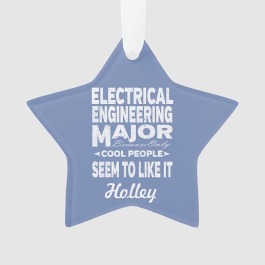 Electrical Engineering College Major Cool People Ornament (voorkant)