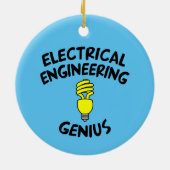 Electrical Engineering Genius Keramisch Ornament (Achterkant)
