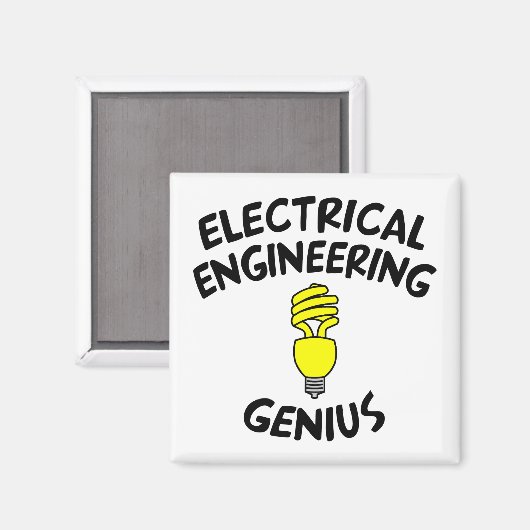 Electrical Engineering Genius Magneet (Voorkant / Achterkant)