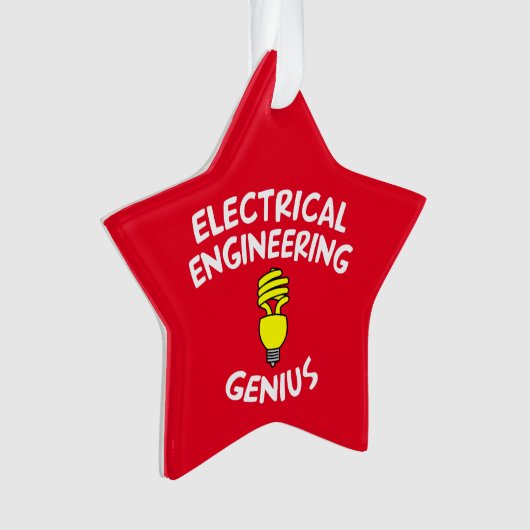 Electrical Engineering Genius Ornament (voorkant)