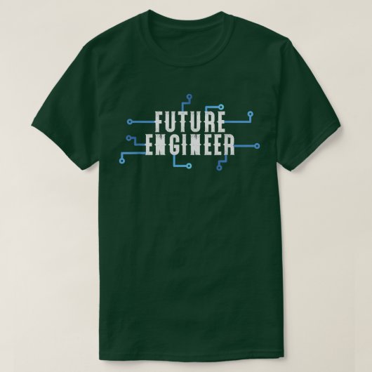 Electrical EngineeringCircuit Kinder Future Engine T-shirt (Design voorkant)