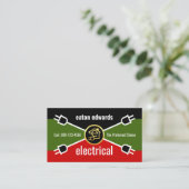 Electrical Wiring Colors Power Plug Visitekaartje (Staand voorkant)
