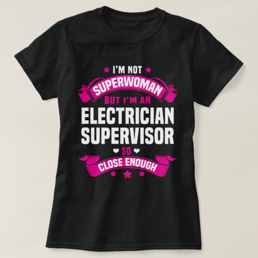 Electrice Supervisor T-shirt (Design voorkant)