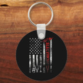 Electrician American Flag Funny Electricians Tools Sleutelhanger (Voorkant)