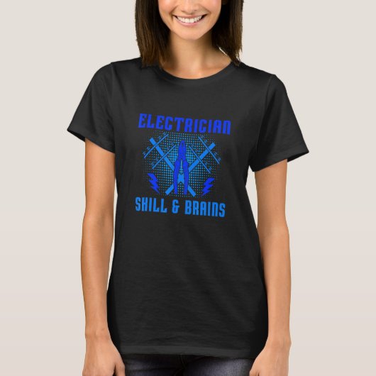 Electrician Craftsman Electro Worker T-shirt (Voorkant)