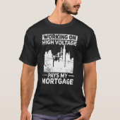 Electrician Electrical Engineer Construction Ele T-shirt (Voorkant)