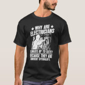 Electrician  Electrical Engineer Construction Elec T-shirt (Voorkant)