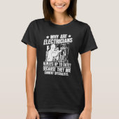 Electrician Electrical Engineer Construction Elec T-shirt (Voorkant)