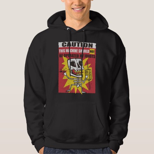 Electrician Engineer Electrical Sign Hoodie (Voorkant)