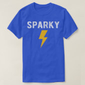 Electrician Gift Funny Sparky Nickname Lightning B T-shirt (Design voorkant)