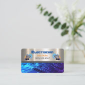 Electrician Metal Handyman Business card Visitekaartje (Staand voorkant)