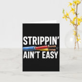 Electrician N Ain't Easy Funny Dad Fathers Day  Kaart (Gele Bloem)