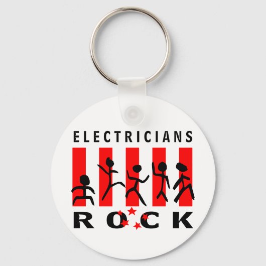 Electricians Rock Sleutelhanger (Voorkant)