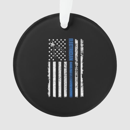 Électricien avec le drapeau américain (devant)