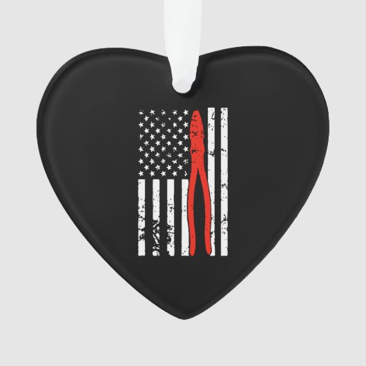 Électricien avec le drapeau américain (devant)