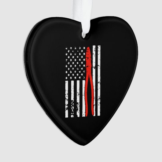 Électricien avec le drapeau américain (devant)