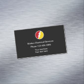 Électricien Carte de visite classique Magnet (In Situ)
