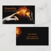 Électricien, Carte de visite électrique (Devant / Derrière)