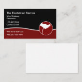 Electricien Cartes de visite nouvellement conçus (Devant / Derrière)