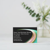 Electricien Design Carte de visite unique (Debout devant)