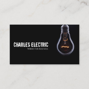 Électricien Électricité Carte de Visite Électricit