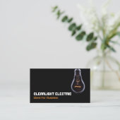 Électricien Électricité Carte de Visite Électrique (Debout devant)