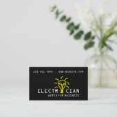 Électricien, Électrique, Carte de visite de constr (Debout devant)