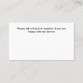 Électricien Nouveau Carte de visite simple (Dos)