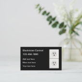 Electricien Unique Nouveau Carte de visite (Debout devant)