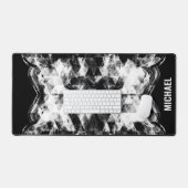 Electrifyin noir blanc brillant triangle Monogramm (Clavier et souris)