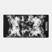 Electrifyin noir blanc brillant triangle Monogramm (Recto)