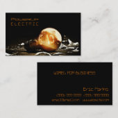 Électrique, électricien, Carte de visite (Devant / Derrière)