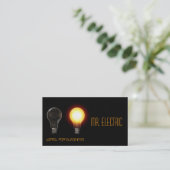 Électrique, électricien, Carte de visite électriqu (Debout devant)