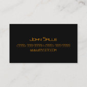 Électrique, électricien, Carte de visite électriqu (Dos)