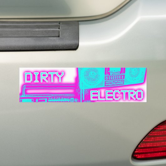 ELECTRO BUMPERSTICKER (Op auto)