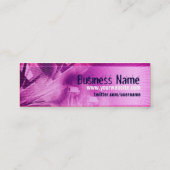 Électro carte de visite rose de profil de Scifi (Dos)